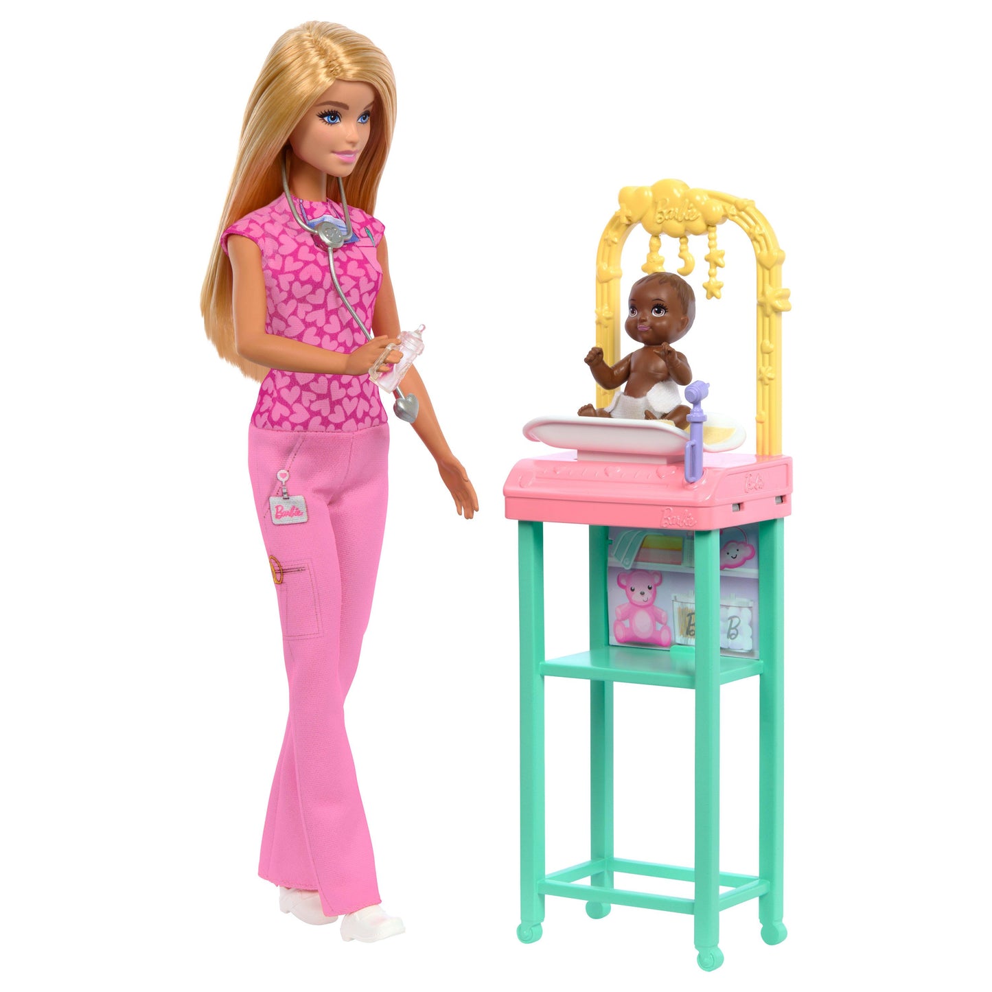 * Barbie Nuturing Baby Doctor Playset