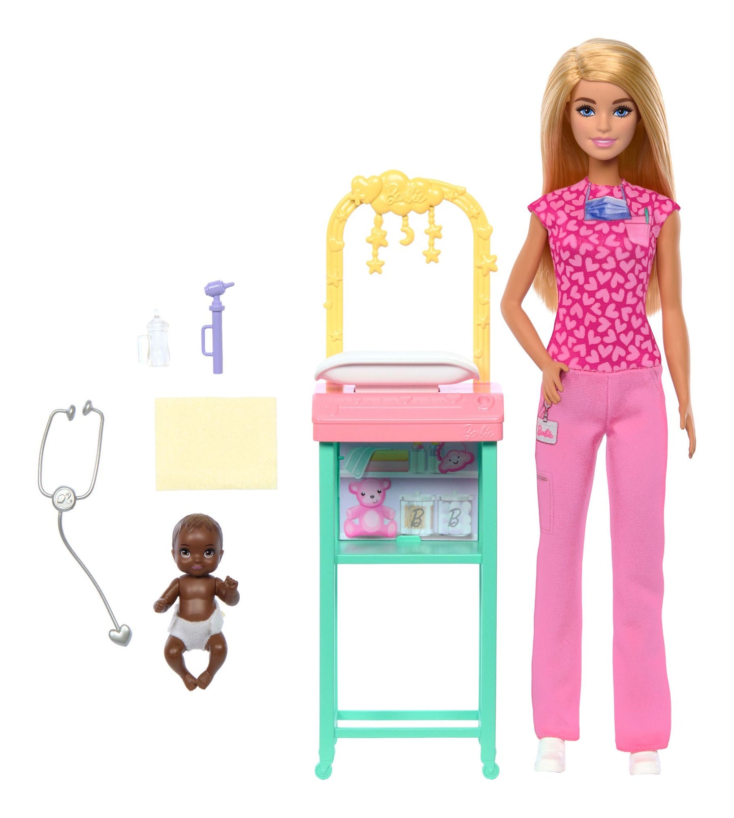 * Barbie Nuturing Baby Doctor Playset