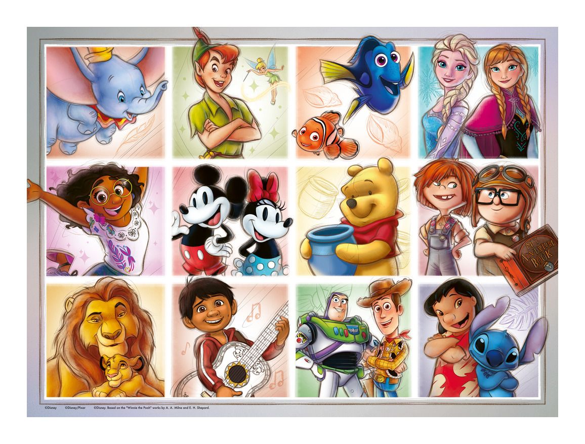 * Disney Multicharacter 100pc XXL