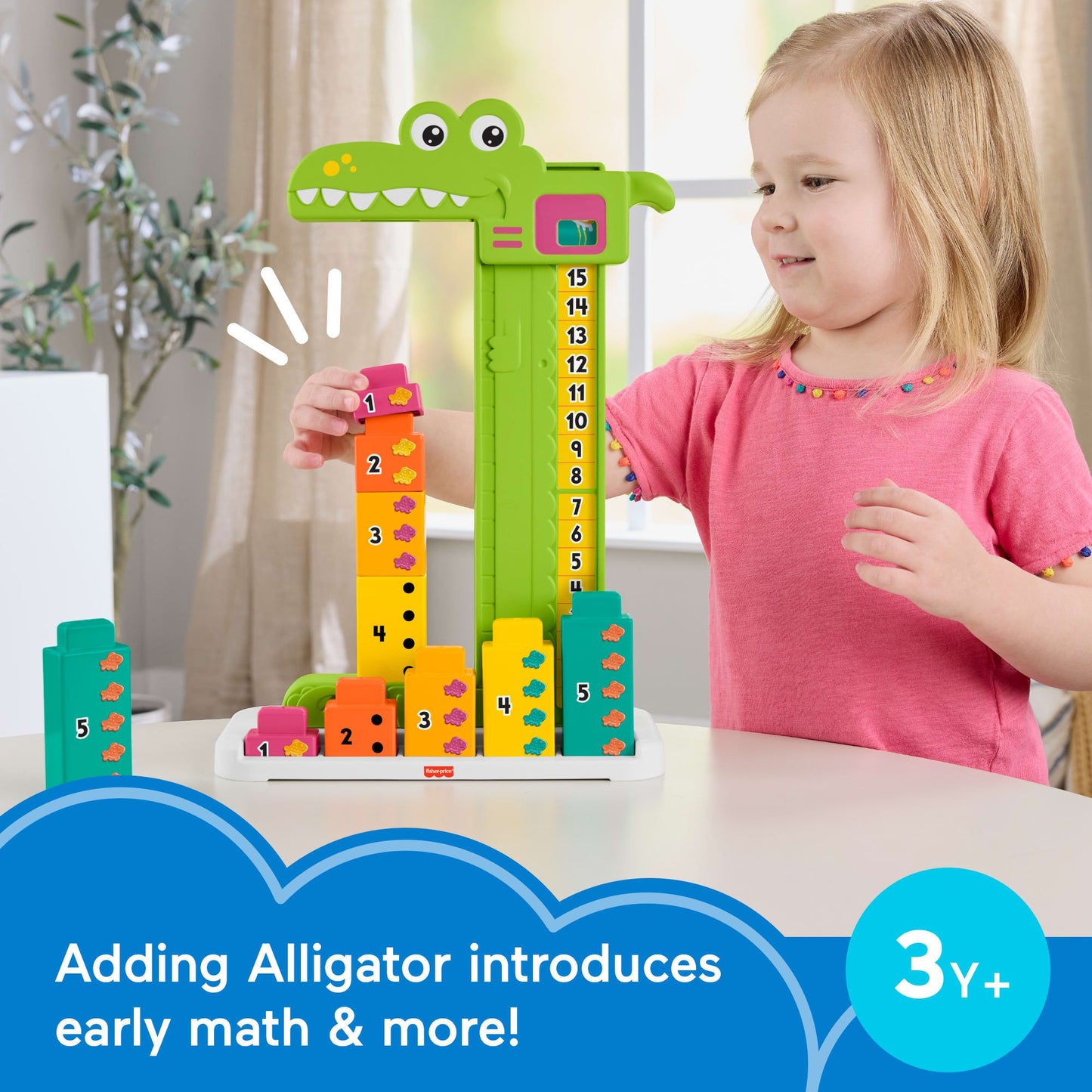 * Fisher Price Adding Tower Alligator