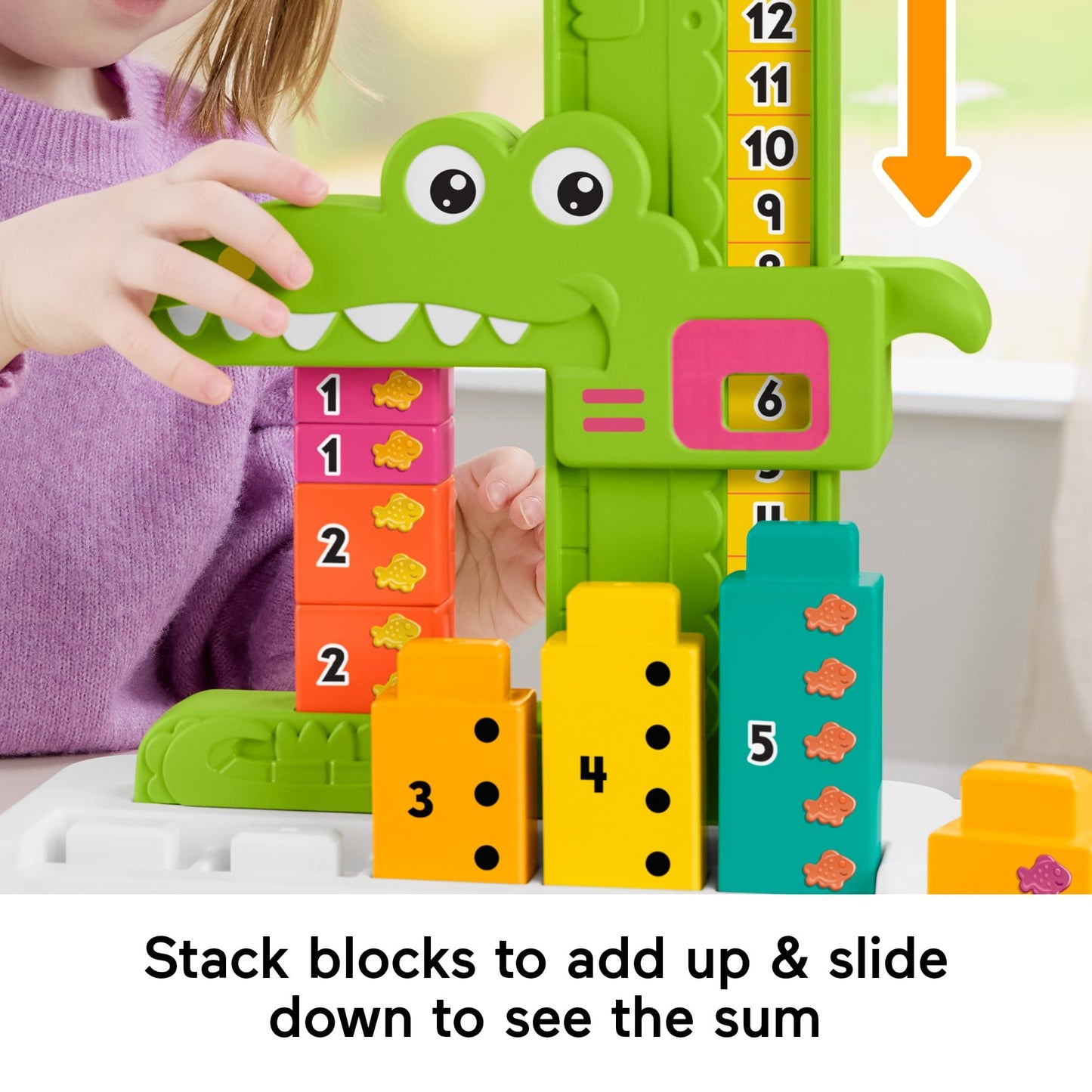 * Fisher Price Adding Tower Alligator