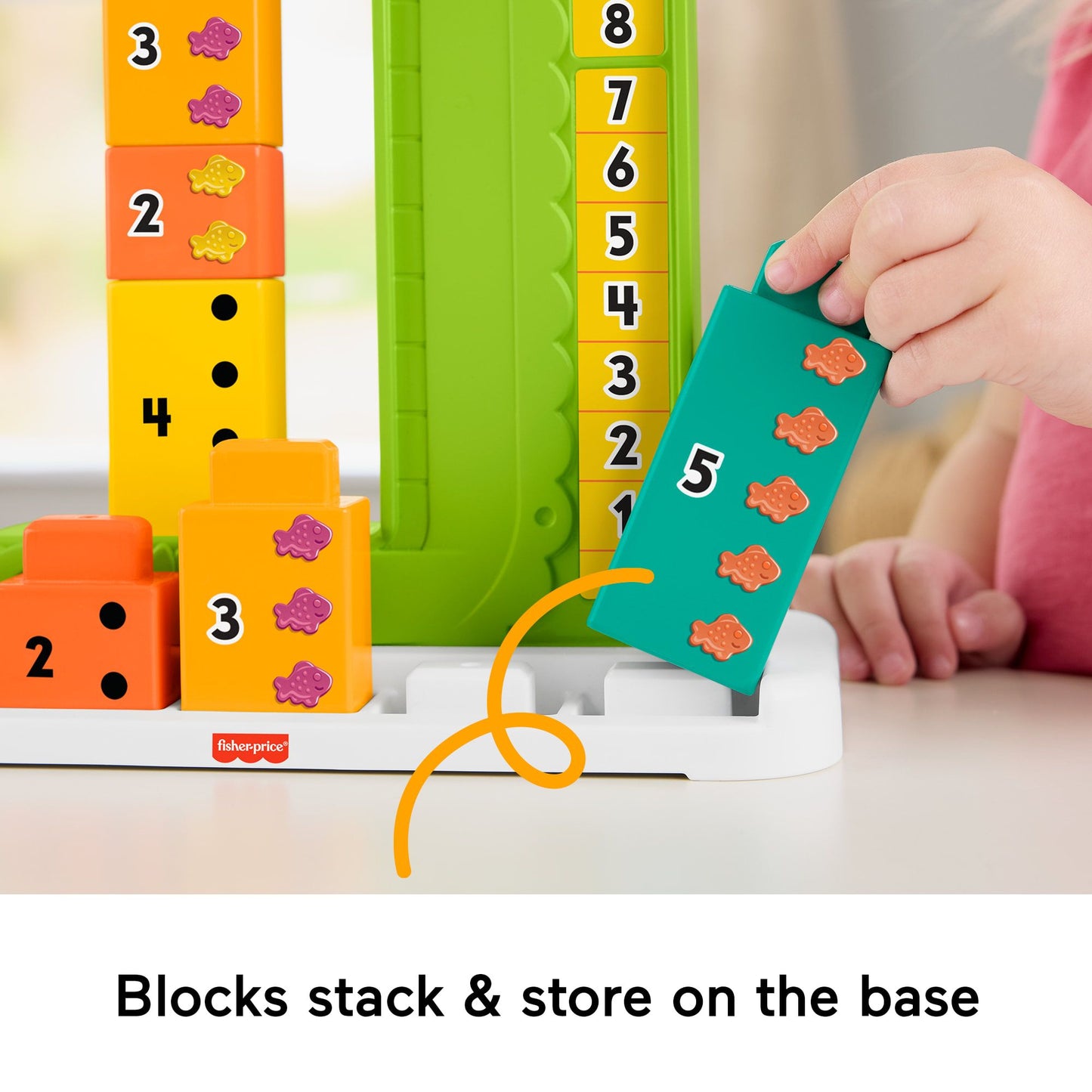 * Fisher Price Adding Tower Alligator