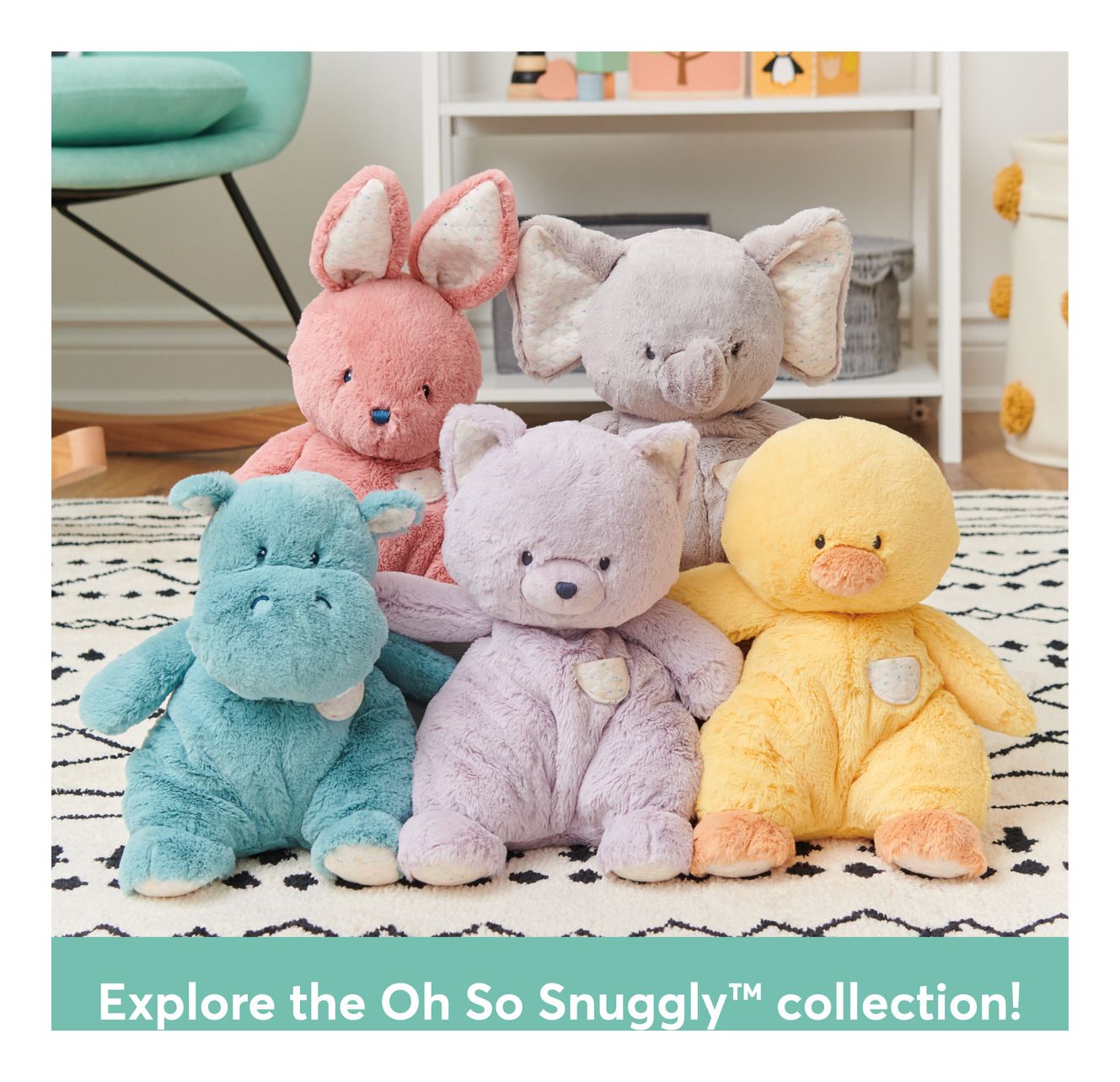 * Gund Baby Oh So Snuggly Plush - Elephant