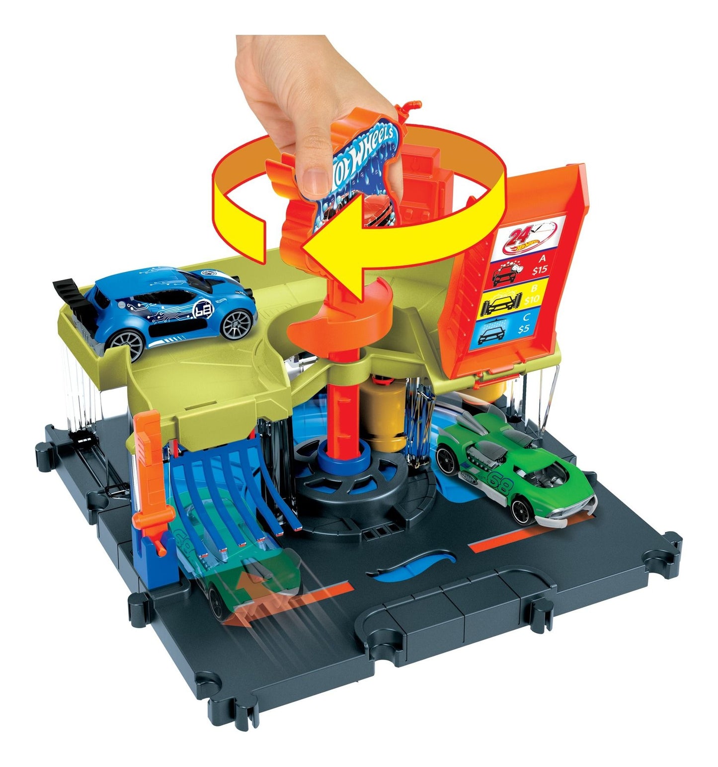 Hot Wheels City Downtown Track Set