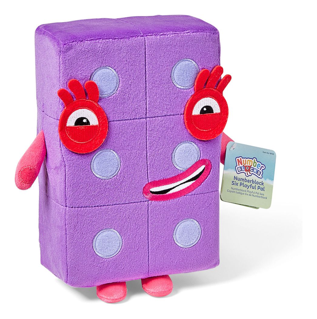 * Numberblocks Numberblock Six Playful Pal