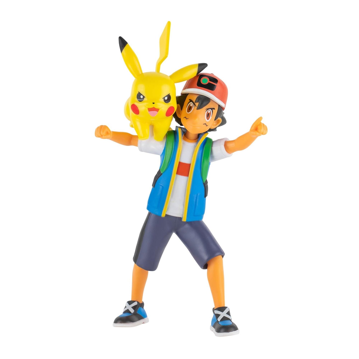 * Pokemon Battle Feature Figure Ash & Pikachu