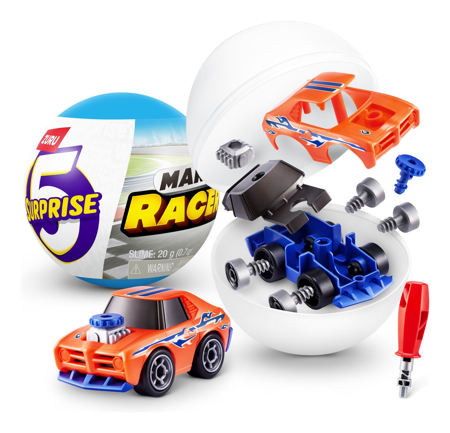 * 5 Surprise Make-A-Racer