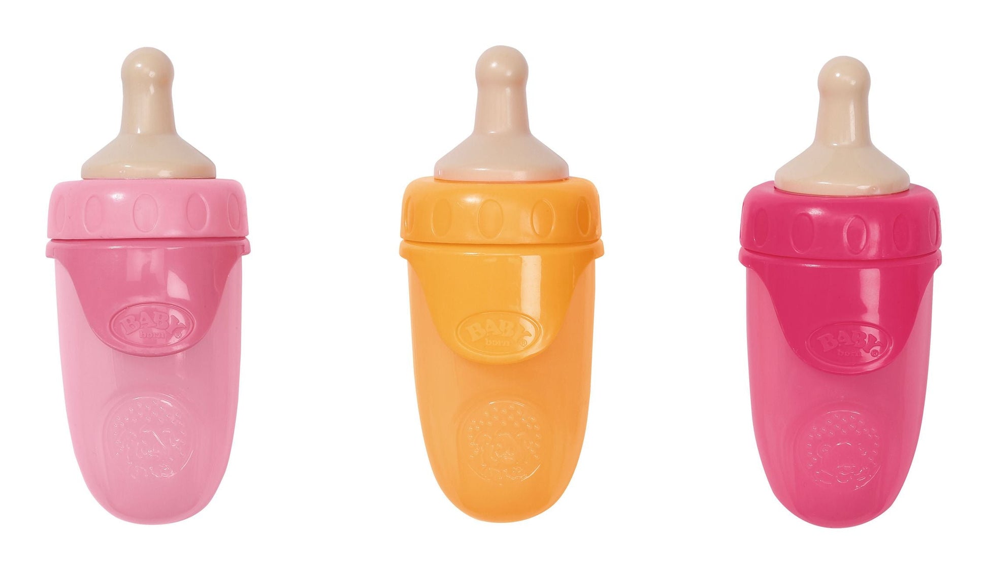 Baby Born Bottle With Cap 3 Assorted 43cm