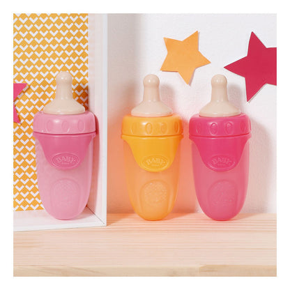 Baby Born Bottle With Cap 3 Assorted 43cm