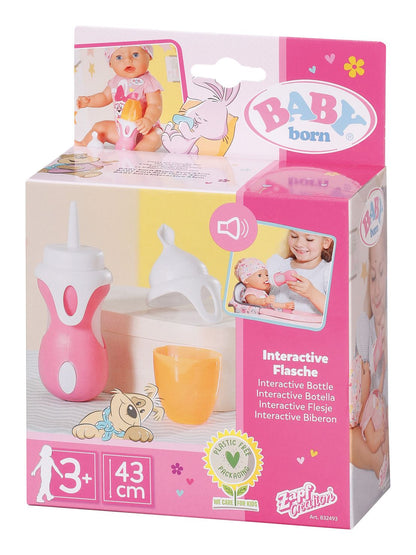 Baby Born Interactive Bottle & Spoon 43cm