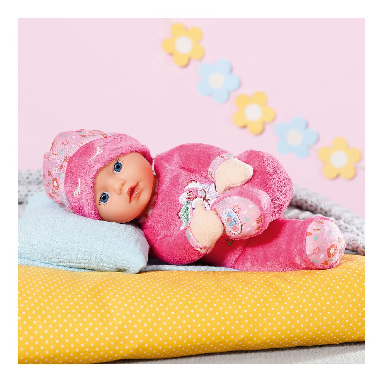 BABY Born Sleepy For Babies Pink 30cm