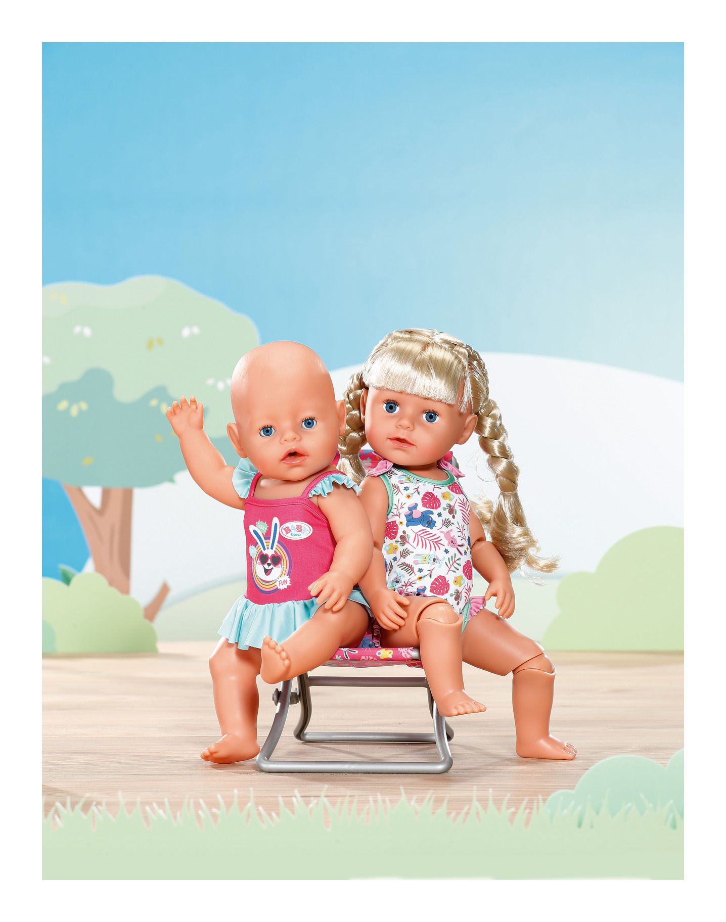 Baby Born Swimsuits 2 Assorted 43cm