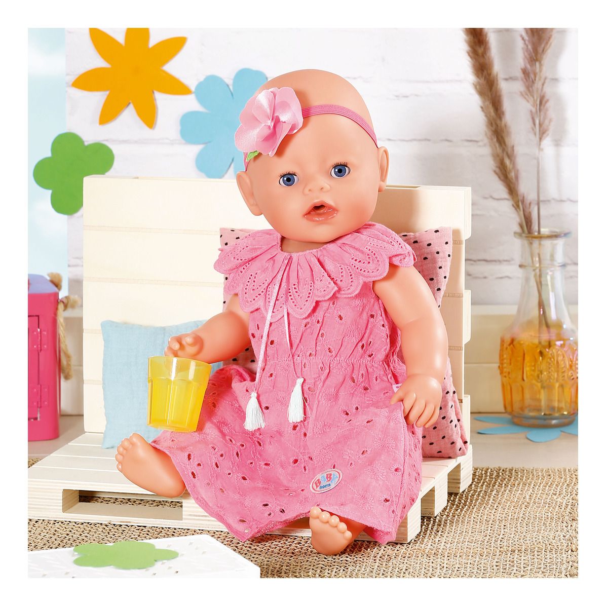 BABY Born Trendy Flowerdress 43cm