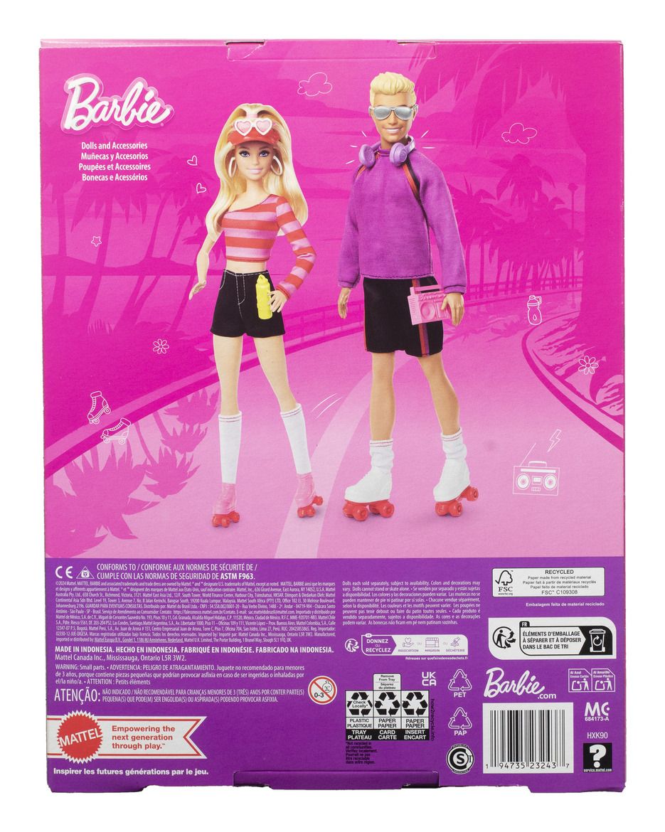 Barbie 65th Ann Barbie & Ken Fashionista 2-Pack