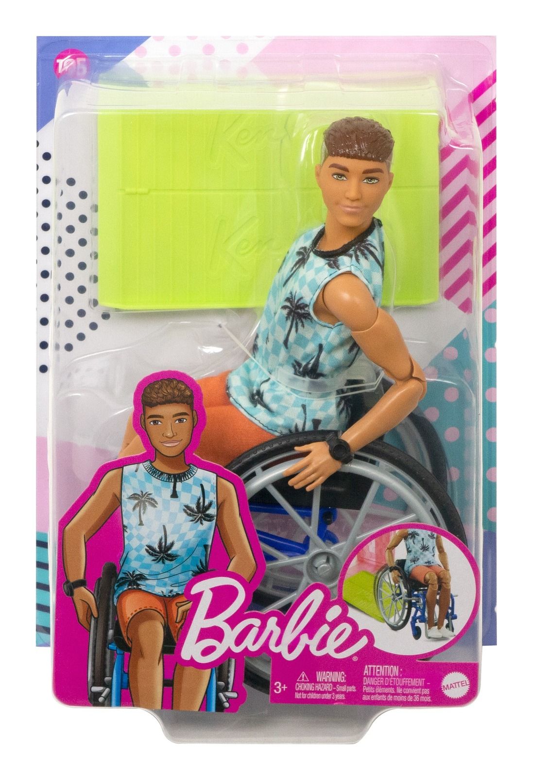 Barbie Ken Wheelchair Doll