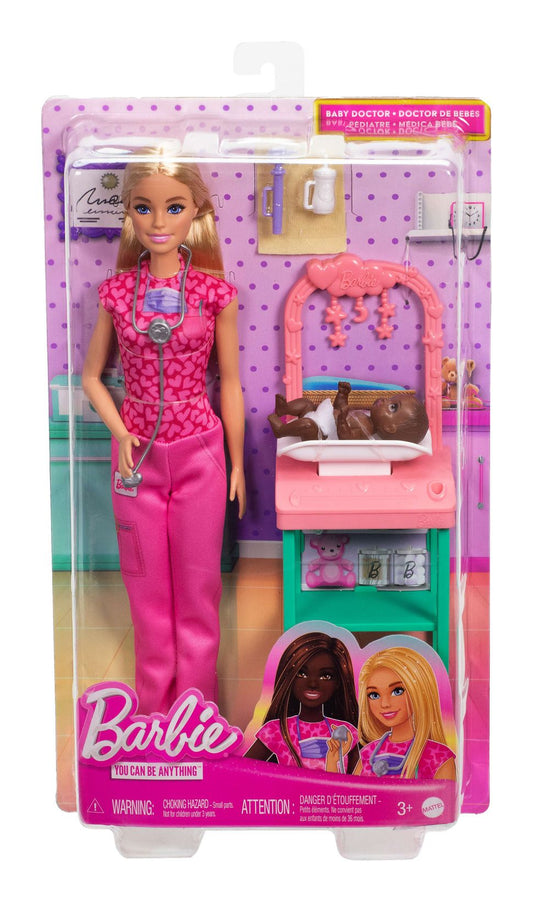 * Barbie Nuturing Baby Doctor Playset