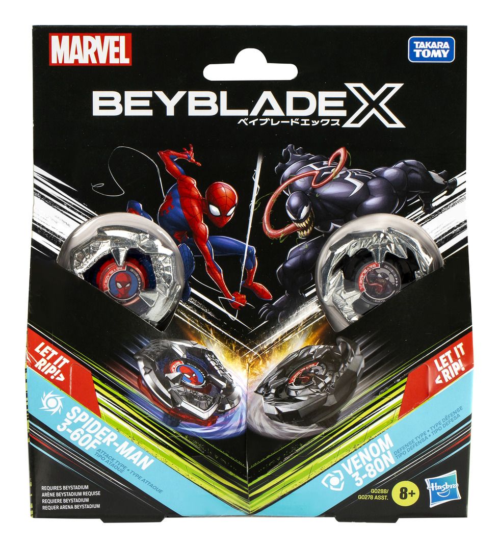 Beyblade X Marvel Collab Multipack