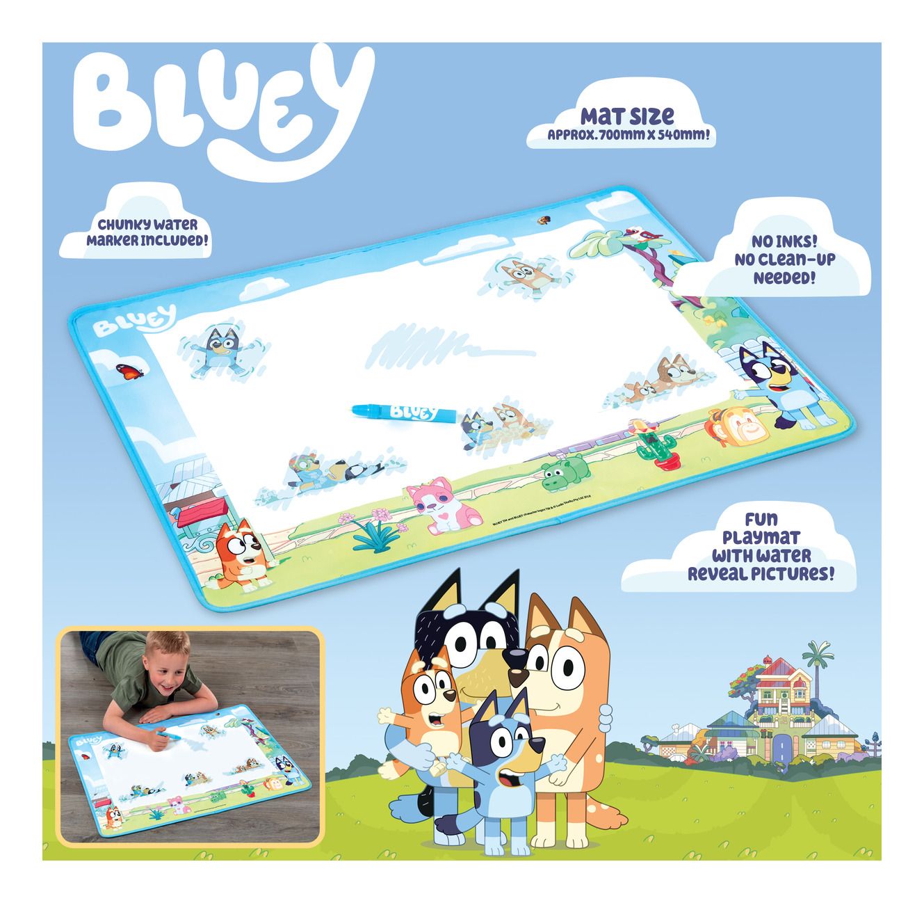 Bluey Aquamagic Art Mat