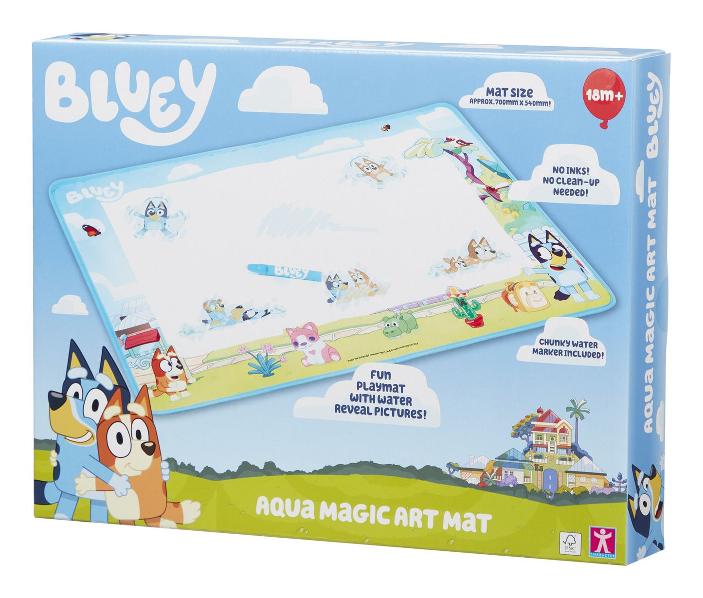 Bluey Aquamagic Art Mat