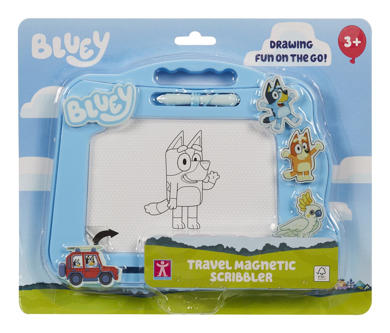 Bluey Travel Magnetic Scribbler