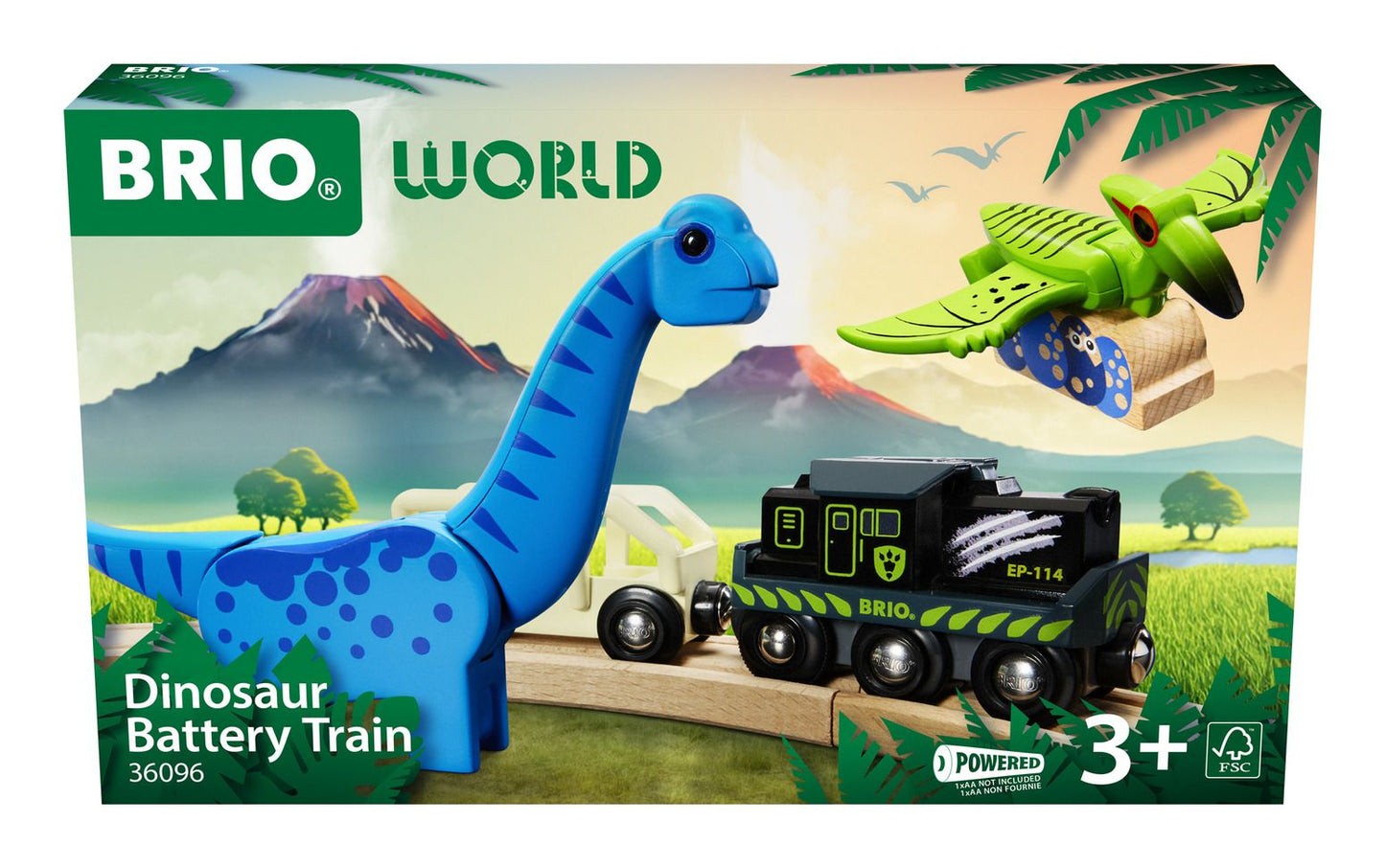 * Brio Dinosaur Battery Train