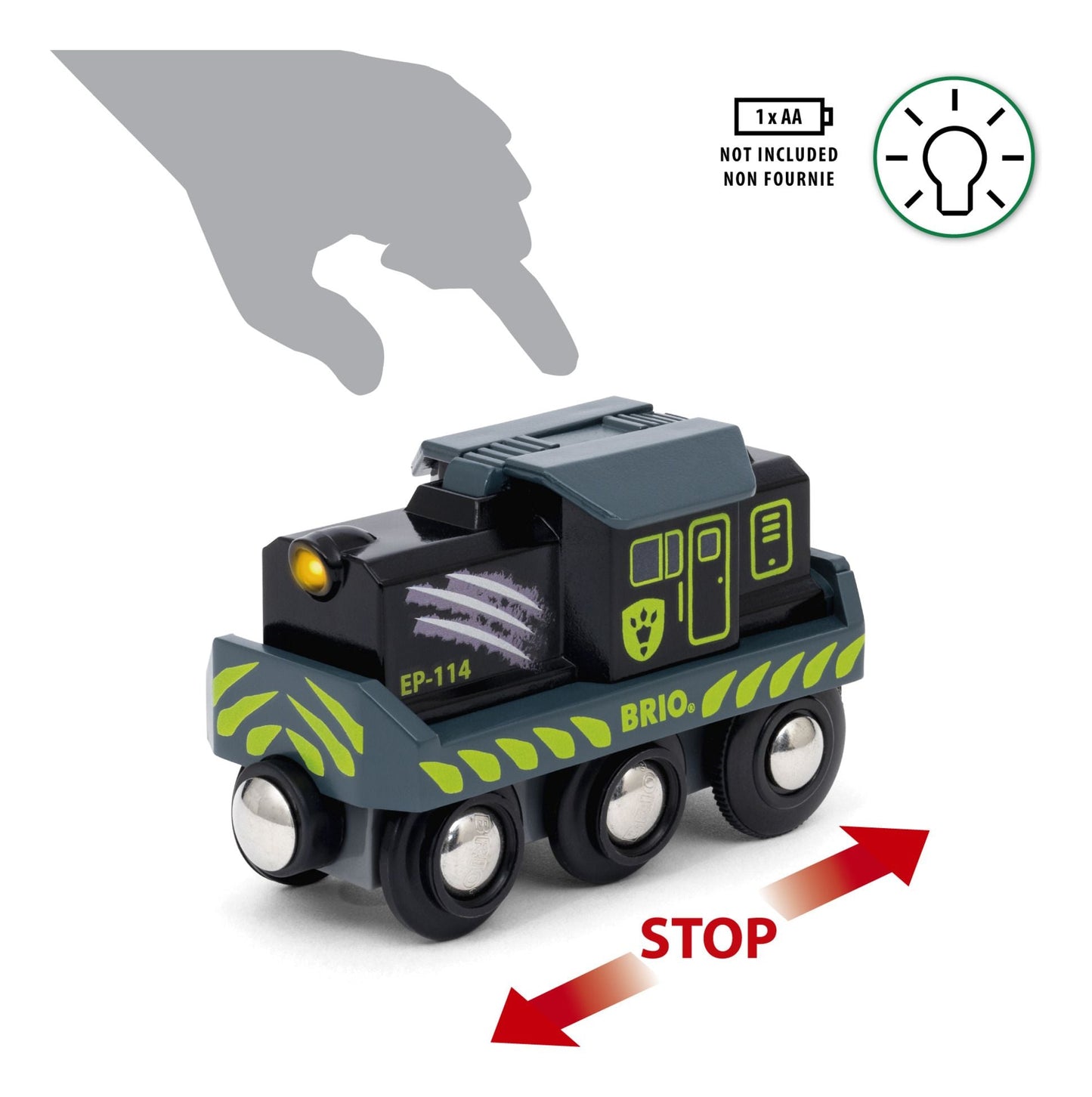 * Brio Dinosaur Battery Train