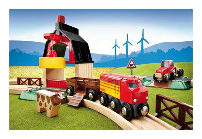 Brio Farm Railway Set