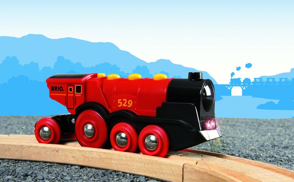 Brio Mighty Red Action Locomotive