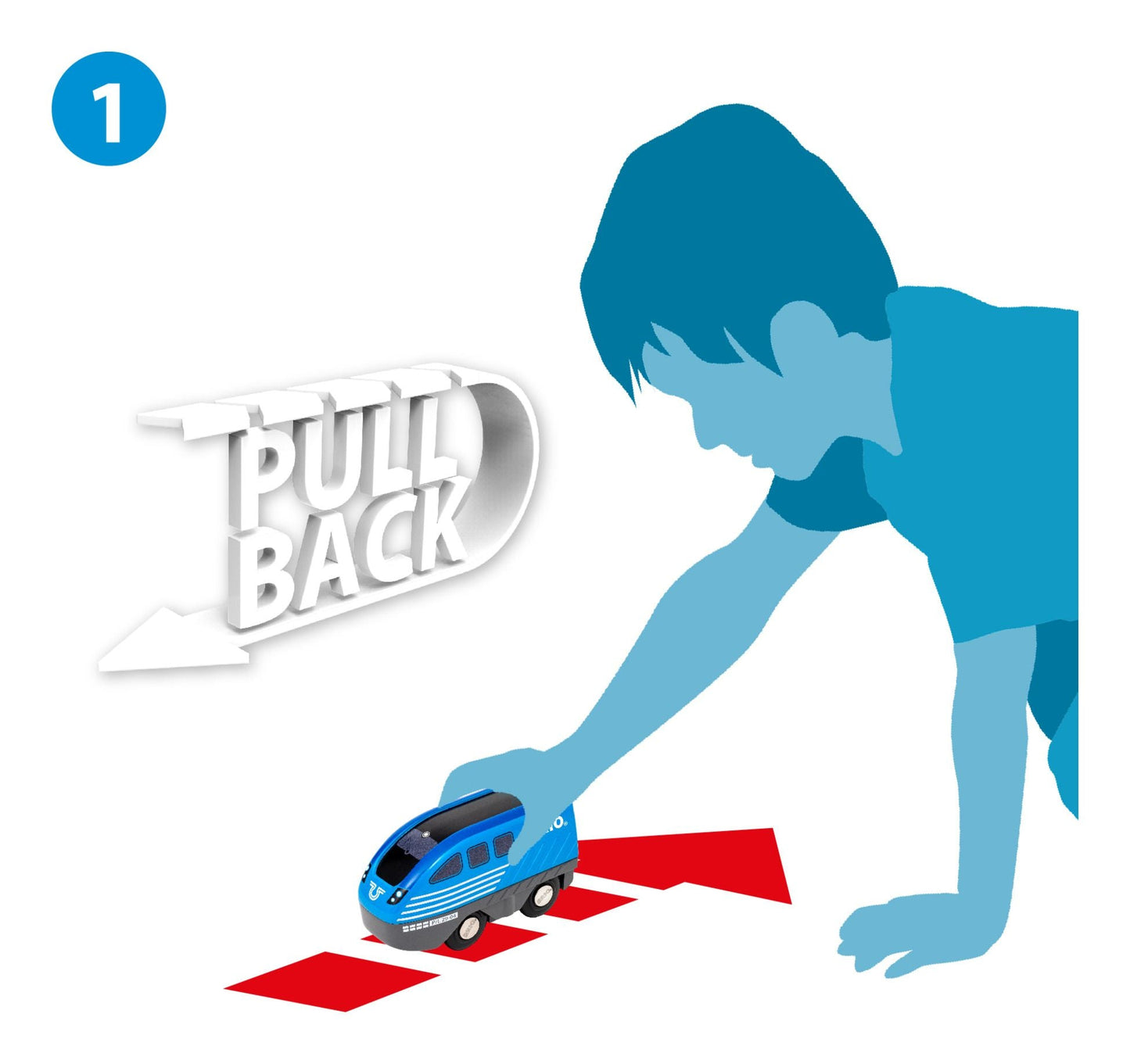 * Brio Pull Back Train