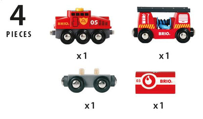 * Brio Rescue Fire Fighting Train
