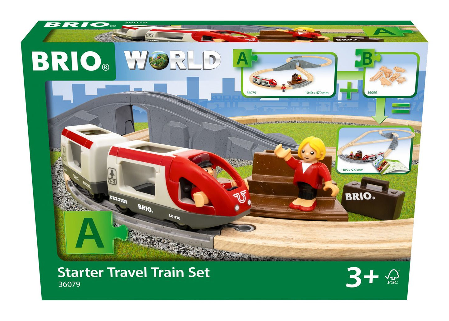 * Brio Starter Travel Train Set