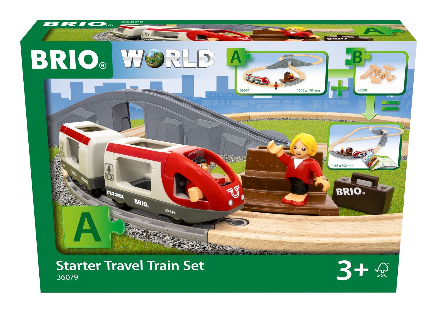 * Brio Starter Travel Train Set