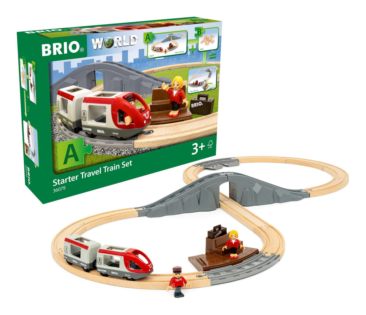 * Brio Starter Travel Train Set