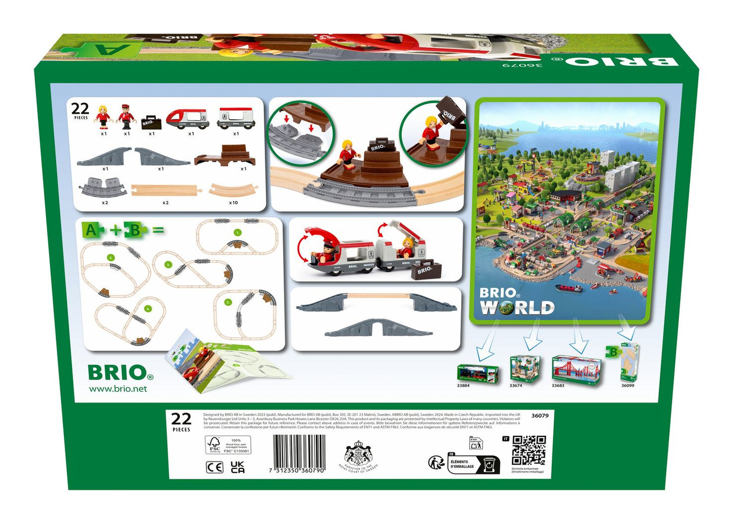 * Brio Starter Travel Train Set