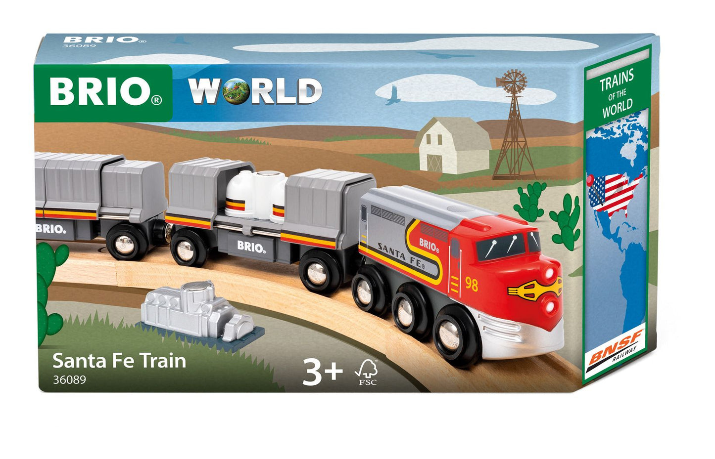 * Brio Trains of the World Santa Fe Train