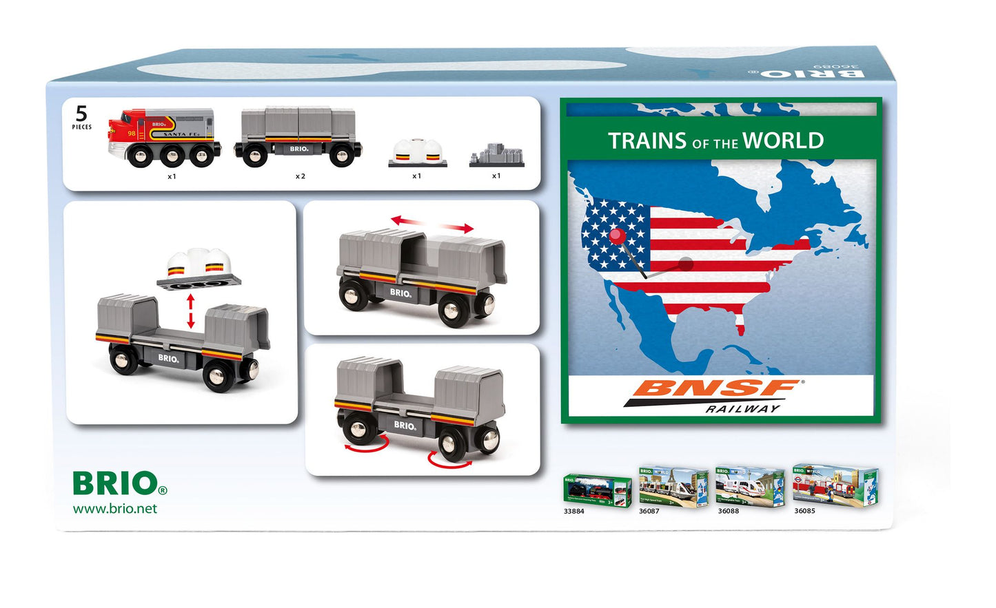 * Brio Trains of the World Santa Fe Train