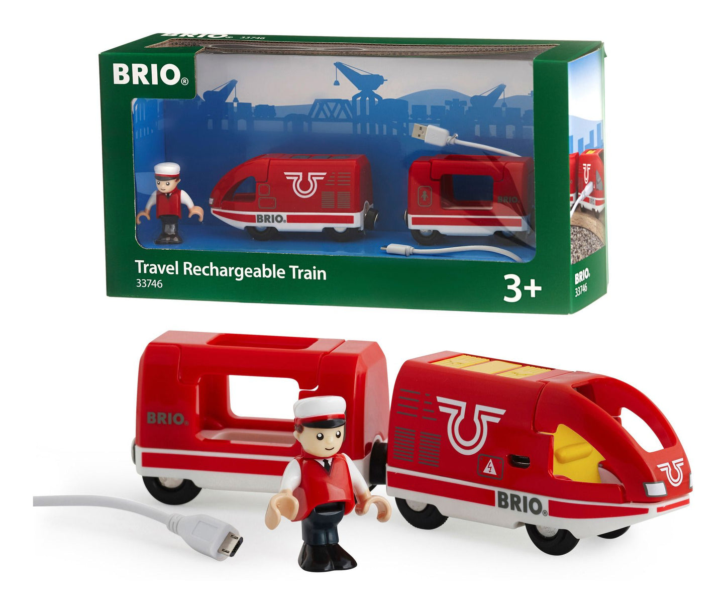 Brio Travel Rechargeable Train