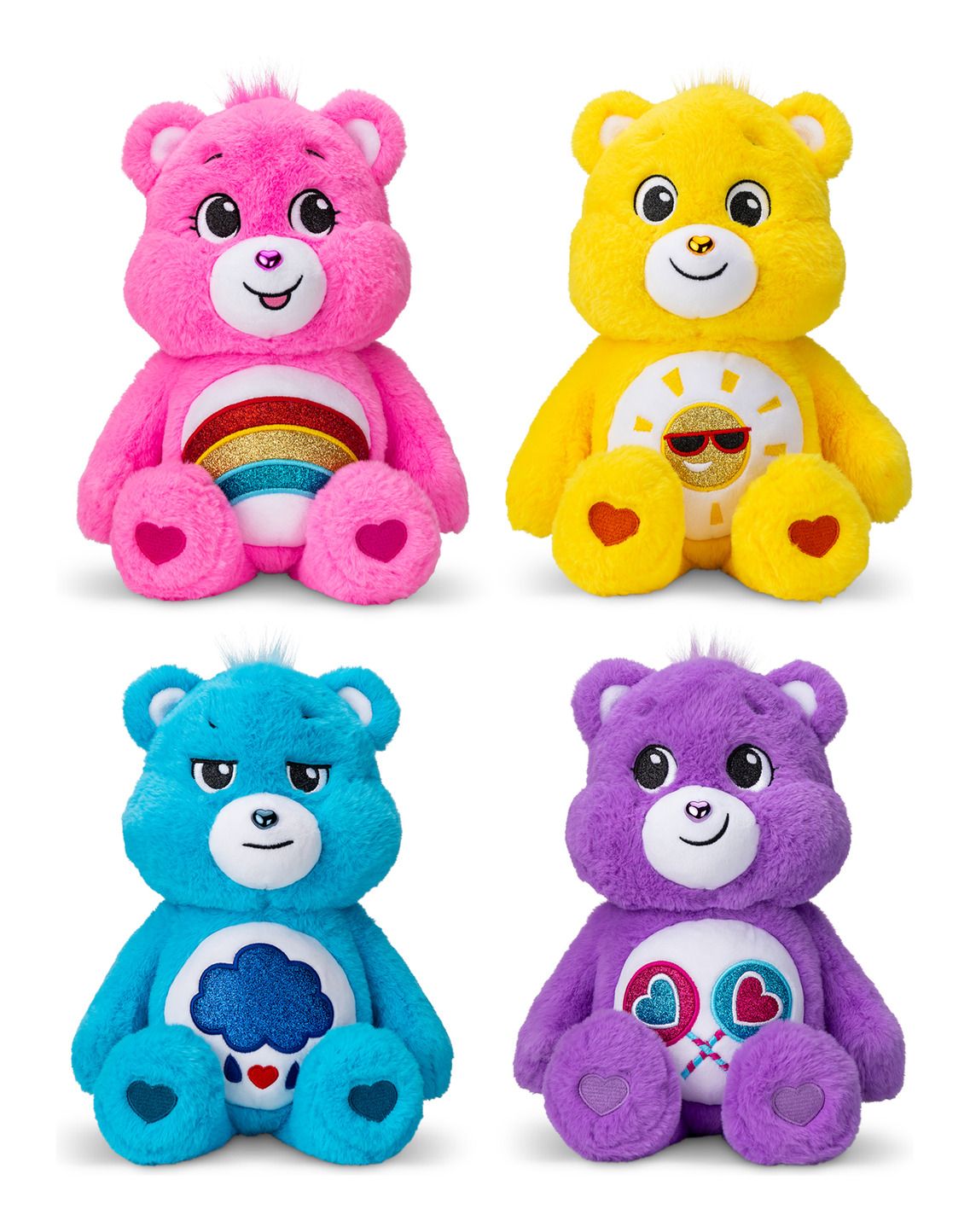 Care Bears 35cm Glitter Belly - Funshine Bear