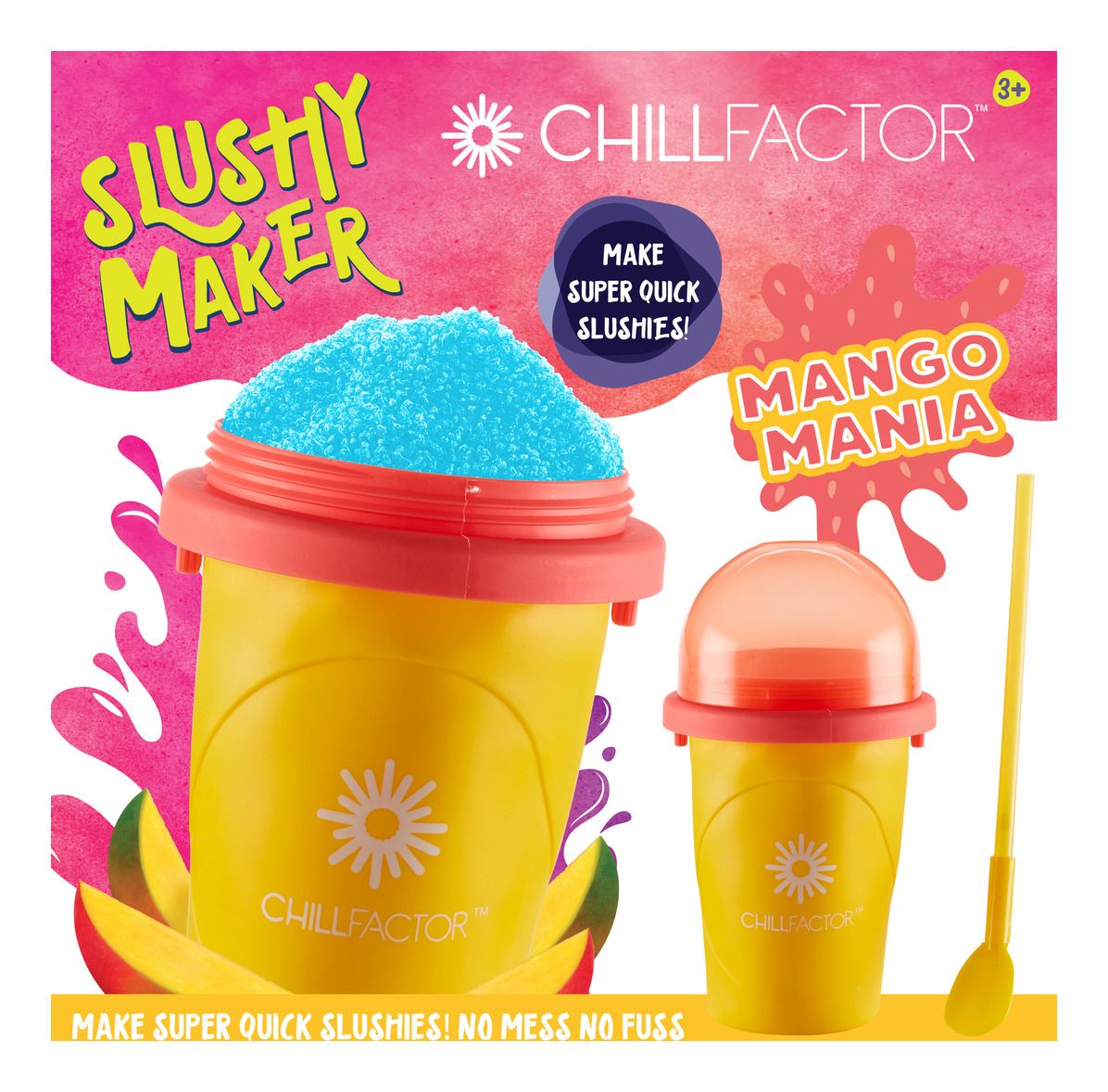 Chill Factor Fruitastic Slushy Maker Mango Mania