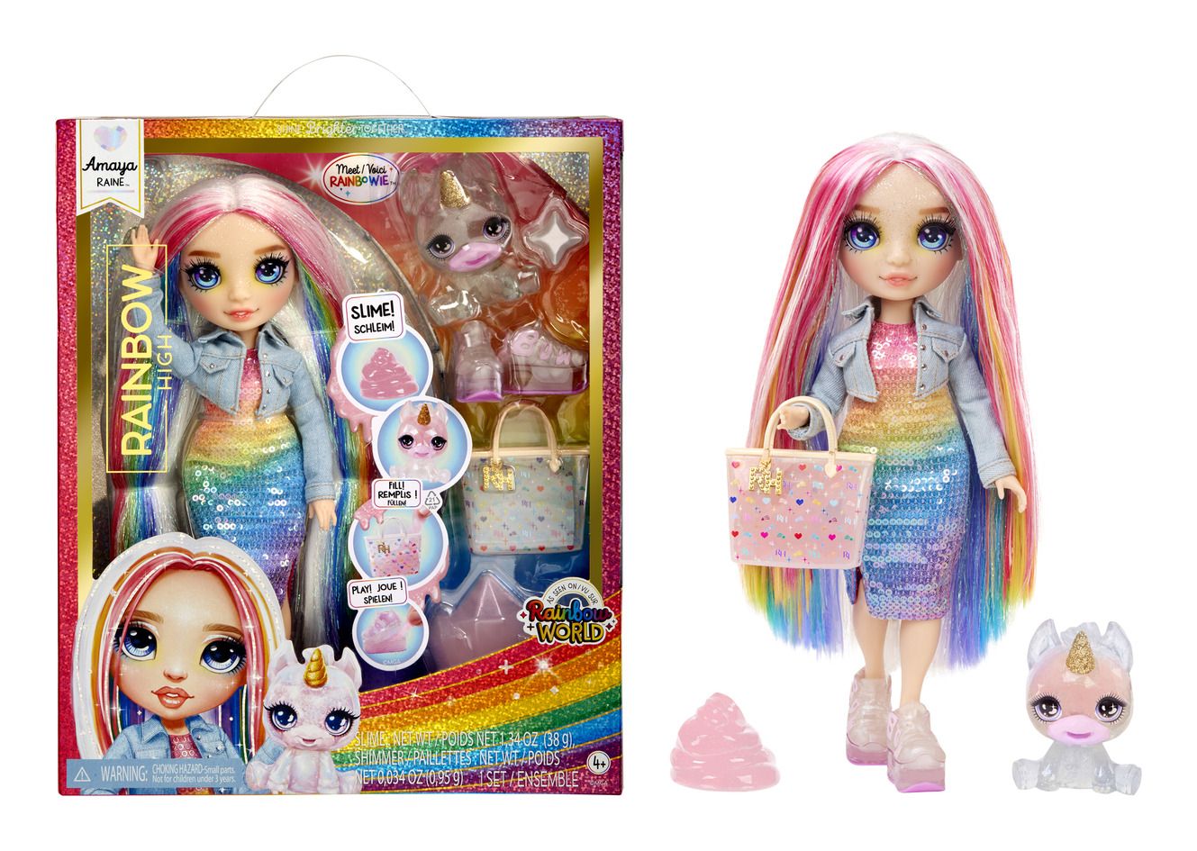 Classic Rainbow Fashion Doll -Amaya