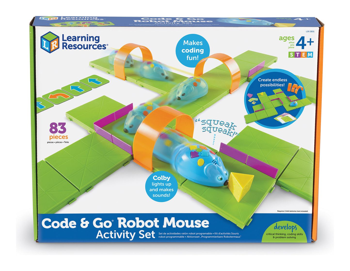 * Code & Go Mouse Activity Set - Rechargeable