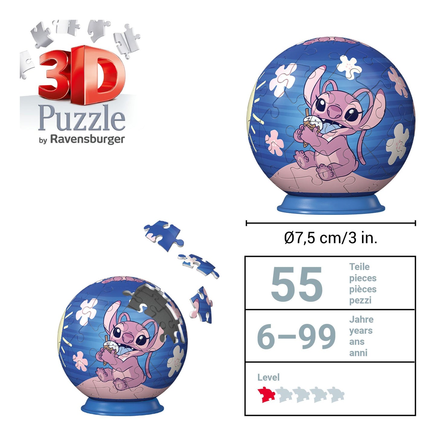 * Disney Angel 3D Puzzle 54pc