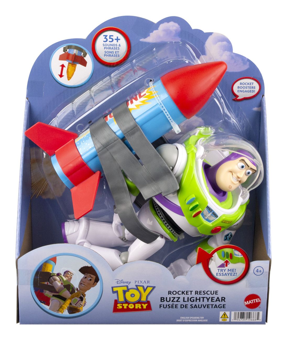 Disney Pixar Large Scale Feature Buzz with Rocket