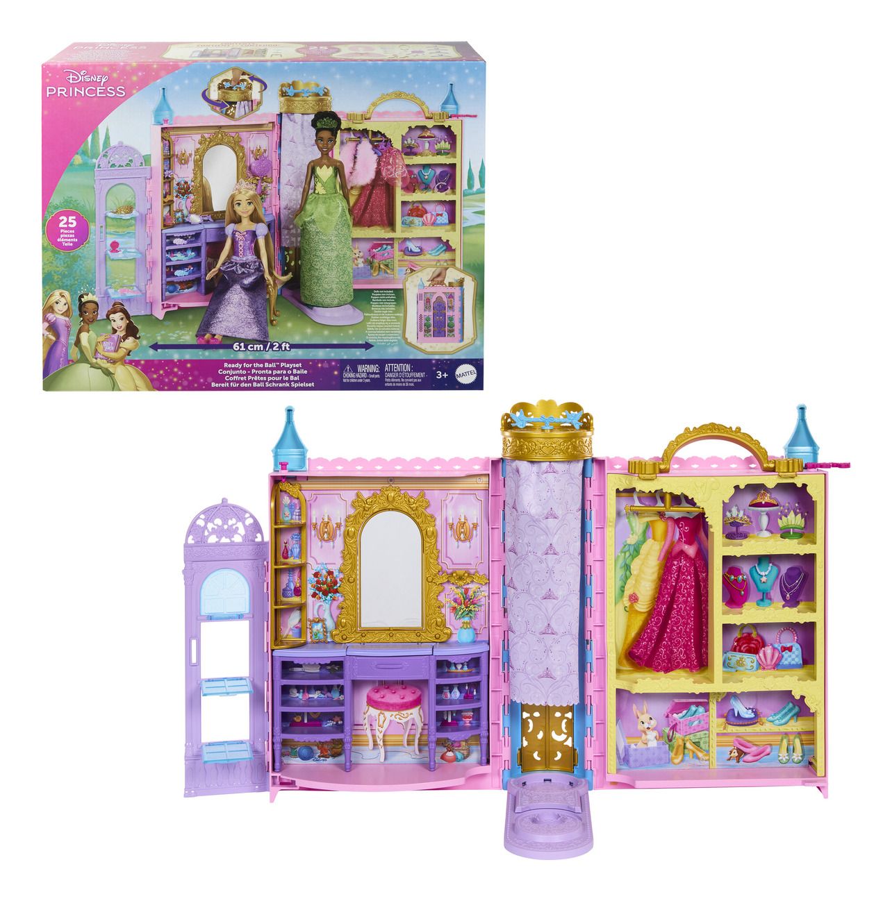 Disney Princess Ready for the Ball Closet Playset