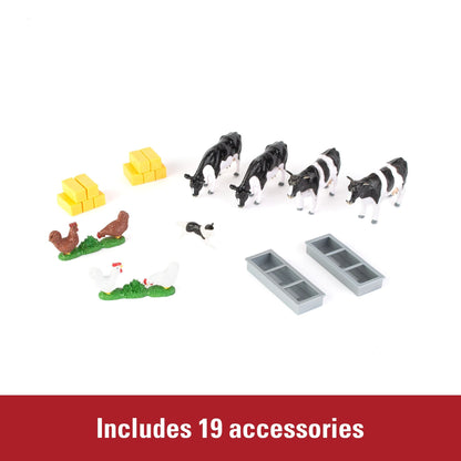 Farm Building Set with Case Tractor