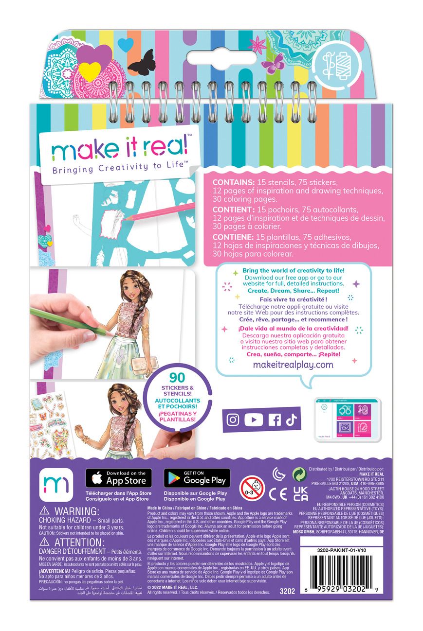 Fashion Design Sketchbook: Blooming Creativity