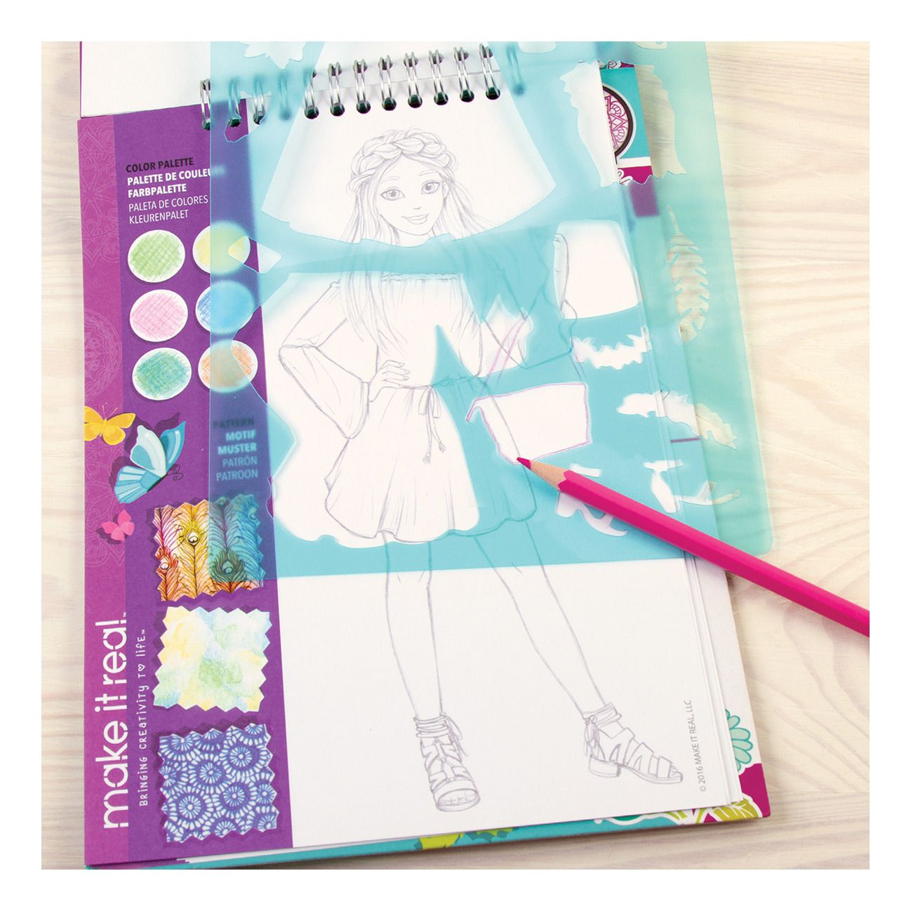 Fashion Design Sketchbook: Blooming Creativity