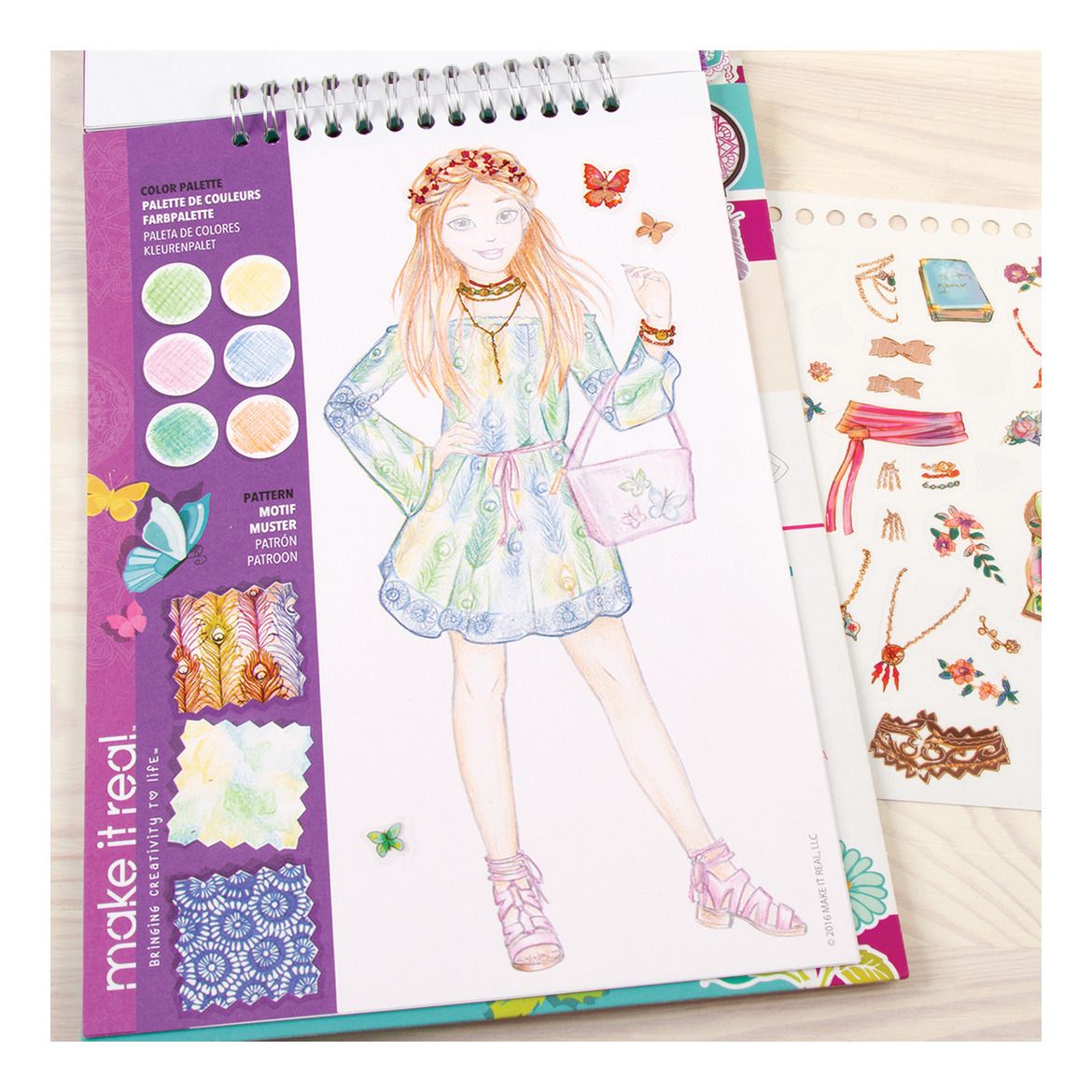 Fashion Design Sketchbook: Blooming Creativity