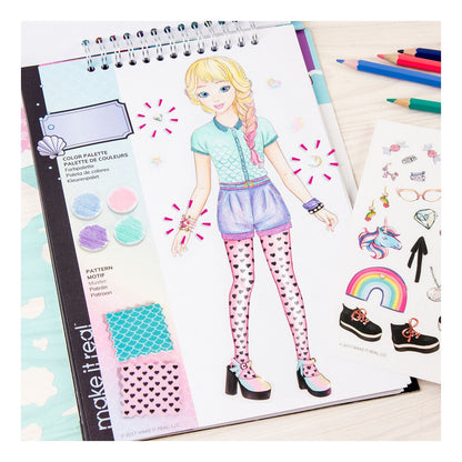 Fashion Design Sketchbook: Pastel Pop