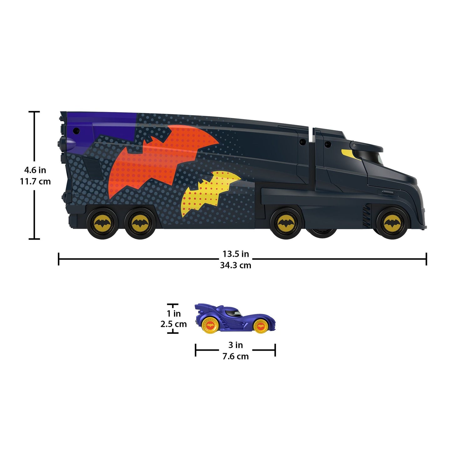 Fisher Price Batwheels Bat-Big Rig